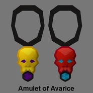 The initial designs of the amulet of avarice by Mod West.