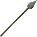 Leaf-bladed spear detail