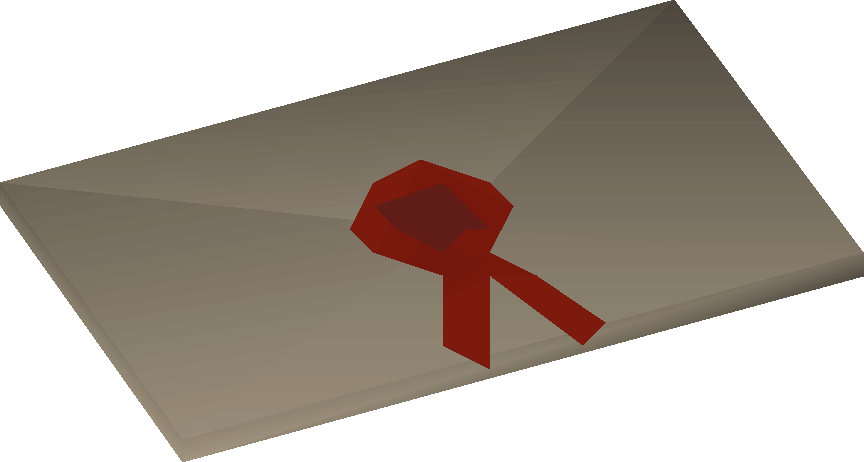 Sealed letter - Old School RuneScape Wiki - Fandom