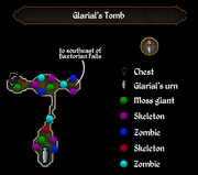 Glarial's Tomb map