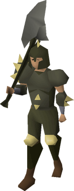 Dharok's armour equipped