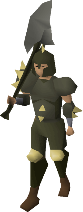 Dharok's armour equipped