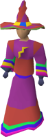 A player wearing infinity robes.