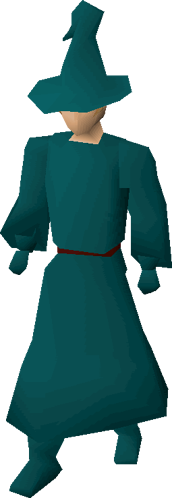 Teal robes equipped