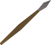 Steel javelin detail