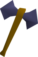 Mithril battleaxe detail