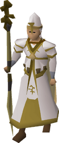 Bandos vestments equipped