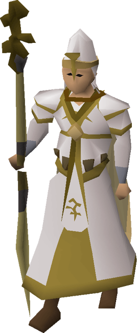 Bandos vestments equipped