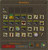 Deadman mode - Bank Raid interface