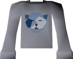 Bob's blue shirt detail
