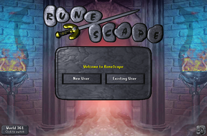 Dragon Slayer II login screen