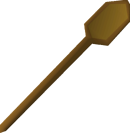 Wooden spoon detail