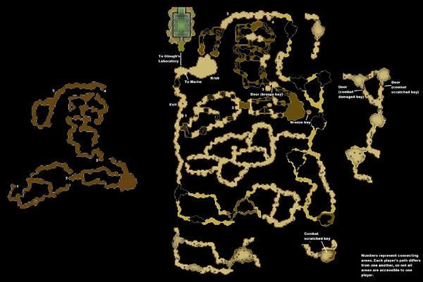 Kruk's Dungeon map