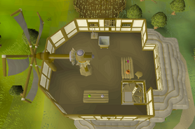 The second floor of the Cooks' Guild.