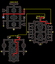 Dragon Slayer II crypt map