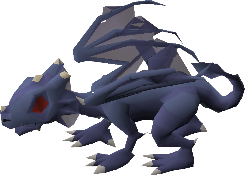 Baby Dragon Blue Old School Runescape Wiki Fandom