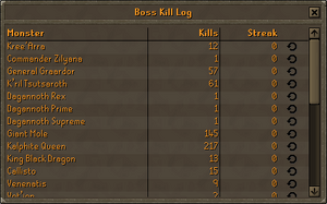 Boss Kill Log