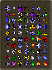 All spells in the standard spellbook.