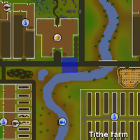 Hot cold clue - south of the Golden Field map