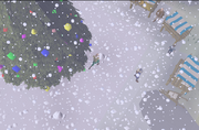 Snowy Varrock Square