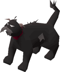Lazy cat (black) pet