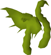 A bush sculpted into the almighty Zulrah!