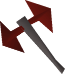 Dragon battleaxe detail