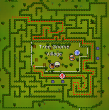 Tree Gnome Village maze map