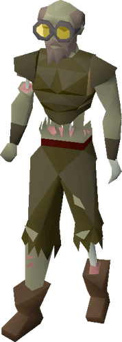 Gravedigger outfit (male) equipped