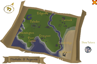 Newcomer map screen