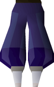 Blue elegant legs detail