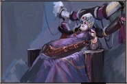 Concept art of Lady Verzik Vitur