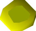 Gold amulet (u) detail