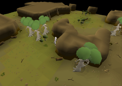 Woodcutting Guild ent area