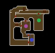 The basement floor of Melzar's Maze