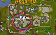 White Knights' Castle map