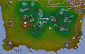 Lumbridge Swamp map