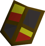 Black shield (h2) detail
