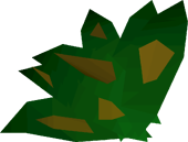 Grimy guam leaf detail