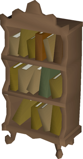 Mahogany bookcase built