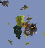 Fossil Island map