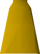 Yellow robe bottoms detail