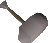 Rock thrownhammer detail