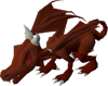 Baby red dragon