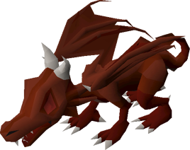 Baby red dragon