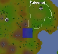 Hot cold clue - SW of Falconer map