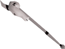 Skull sceptre detail