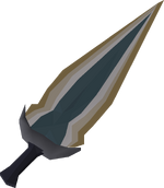 Glowing dagger detail