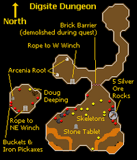 Digsite Dungeon Map