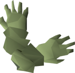 Karamja gloves 1 detail
